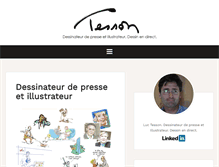 Tablet Screenshot of dessinateurdepresse.com